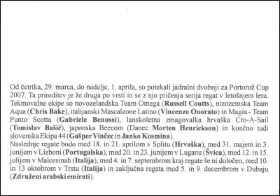 PORTOROŽ CUP 2007 - FORTY 44 FOUR
